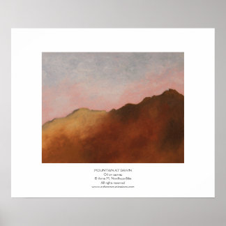 Berg op Dawn Poster