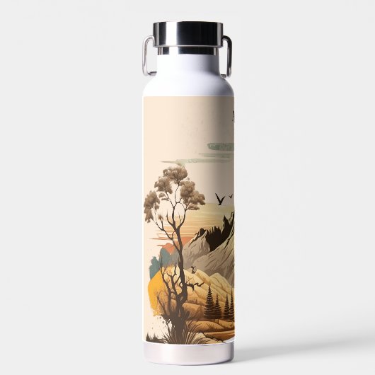 Berg Outdoor Avontuur Waterfles (Voorkant)