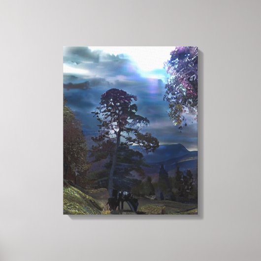 BERG PAD CANVAS AFDRUK (Voorkant)