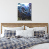 BERG PAD CANVAS AFDRUK (Insitu (Slaapkamer))