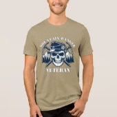 Berg Ranger Veteraan Alpine Schedel Tri-Blend Shirt (Voorkant)