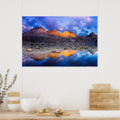 Berg reflectie, Californië Poster (Keuken)