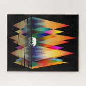BERG REGENBOOG BEER LEGPUZZEL (Horizontaal)