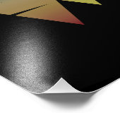 BERG REGENBOOG OLIFANT FOTO AFDRUK (Hoek)