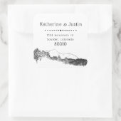 Berg retraite ⎢ Retour adres sticker (Tas)