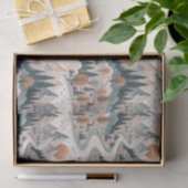 Berg Rivier Landschap Boho Abstract Patroon Kunst Tissuepapier (Geschenk)