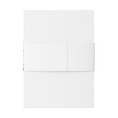 Berg Rustieke Waterverf Groene Huwelijk Uitnodigingen Wikkel (Achterkant Voorbeeld)