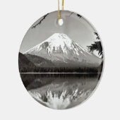 Berg Saint Helens en Spirit Lake Keramisch Ornament (Links)
