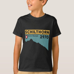 Berg Schilthorn Piz Gloria Wandeltocht Zwitserse K T-shirt