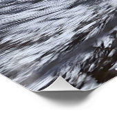 Berg Schitterende Herfstrivier - Wilde Natuur Roem Perfect Poster (Hoek)