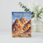 Berg Sinaï Egypte Briefkaart (Staand voorkant)