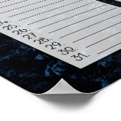 Berg Sneeuw Panorama Reuze Verjaardagskalender Poster (Hoek)