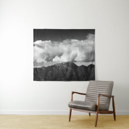 Berg Storžič, Slovenië onder wolken Wandkleed