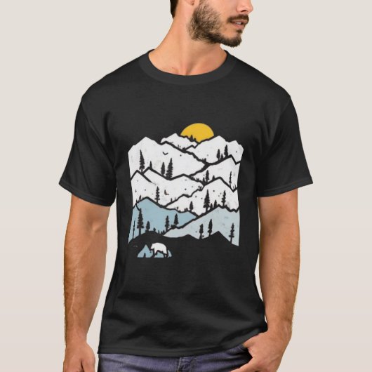 Berg T-shirt (Voorkant)