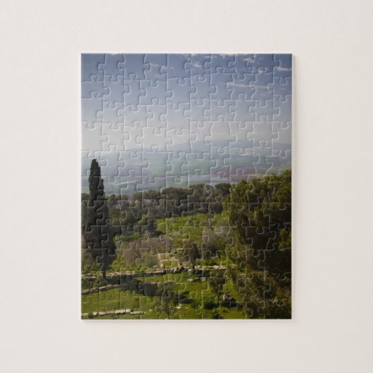 Berg Tabor, plaats van bijbelse transfiguratie Legpuzzel (Verticaal)