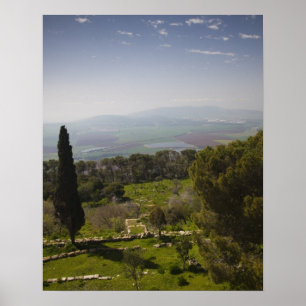 Berg Tabor, plaats van de bijbelse transfiguratie Poster