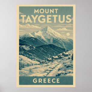Berg Taygetus Griekenland V02 Poster