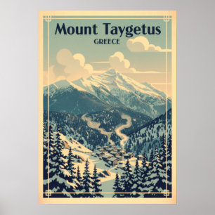 Berg Taygetus Griekenland V05 Poster