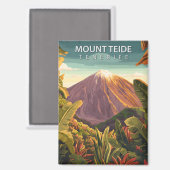  berg Teide Tenerife Canarische eilanden Magneet (Voorkant / Achterkant)