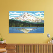 Berg Uitzicht van het Lost Lake Canvas Afdruk (Insitu (Woonkamer))
