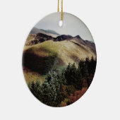 BERG UITZICHTEN OP WALES KERAMISCH ORNAMENT (Rechts)