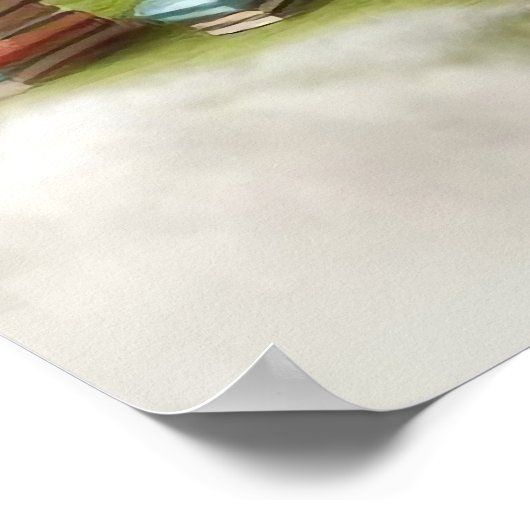 Berg van boeken poster (Hoek)