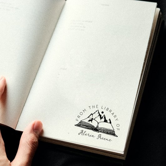 Berg Van de Bibliotheek Van, Maatwerkboek Rubberstempel