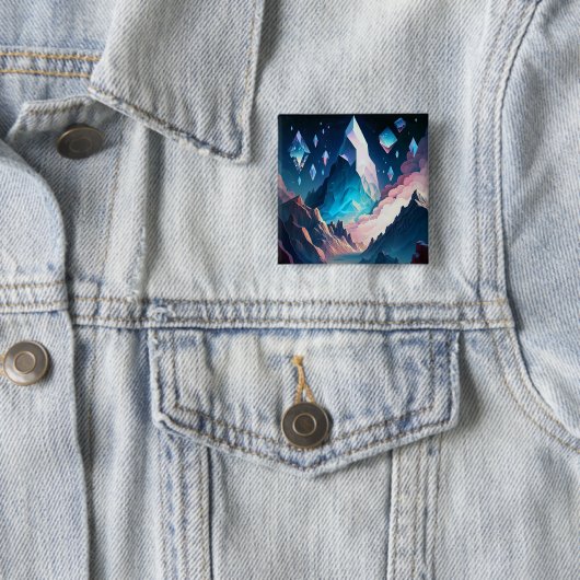 Berg van de Button van het landschap Crystal Fanta (In situ)