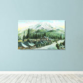 Berg van de Zuidelijke Spoorweg van de Stille Ocea Canvas Afdruk (Insitu (Houten vloer))