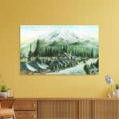 Berg van de Zuidelijke Spoorweg van de Stille Ocea Canvas Afdruk (Insitu (Woonkamer))