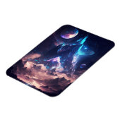 Berg van het landschap Crystal Fantasy Magneet (Linkerzijde)