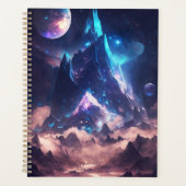 Berg van het landschap Crystal Fantasy Planner (Voorkant)