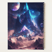 Berg van het landschap Crystal Fantasy Planner (Achterkant)