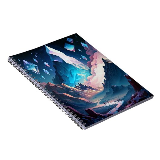 Berg van het Notitieboek van het landschap Crystal (Rechterzijde)