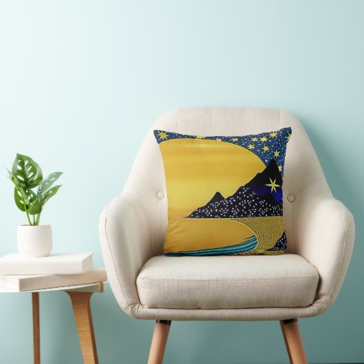 Berg van het Poster van de sterren Kussen (Stoel)