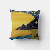 Berg van het Poster van de sterren Kussen (Voorkant)