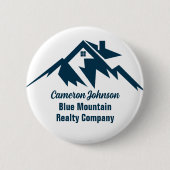 Berg Vastgoedbedrijf Custom Marketing Ronde Button 5,7 Cm (Voorkant)
