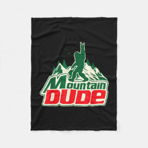 Berg vent aan het wandelen, grappige wandelende be fleece deken