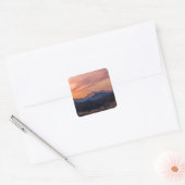 Berg Vierkante Sticker (Envelop)