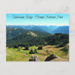 Berg Vista van de orkaan Ridge Briefkaart
