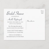 Berg Vrijgezellenfeest Natuur Bomen Landelijk Rust Uitnodiging Briefkaart (Achterkant)