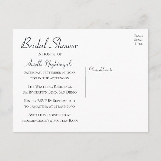 Berg Vrijgezellenfeest Natuur Bomen Landelijk Rust Uitnodiging Briefkaart (Achterkant)