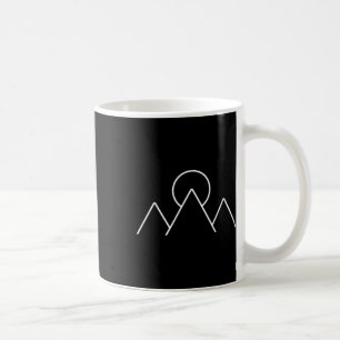Berg Wandelen Kamperen Minimalsimus Geometrisch Gi Koffiemok