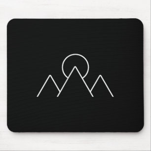 Berg Wandelen Kamperen Minimalsimus Geometrische G Muismat