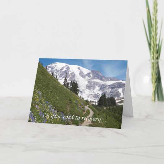 Berg wandelpad krijgen goed kaart (Voorkant)