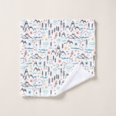 Berg Wandelpatroon Bad Handdoek (Wasdoekje)