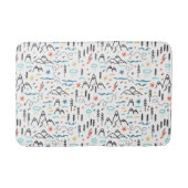 Berg Wandelpatroon Badmat (Voorkant)