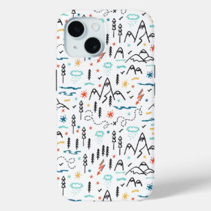 Berg Wandelpatroon iPhone 15 Case