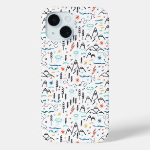 Berg Wandelpatroon iPhone 15 Case