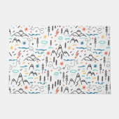 Berg Wandelpatroon Deurmat (Voorkant)